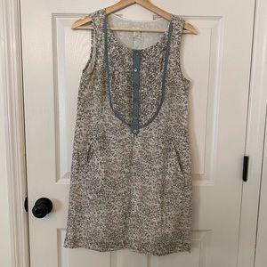 J.CREW FLORAL SLEEVELESS DRESS WITH POCKETS. Size 0.